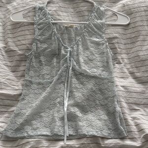 PacSun Light Gray Lace Camisole